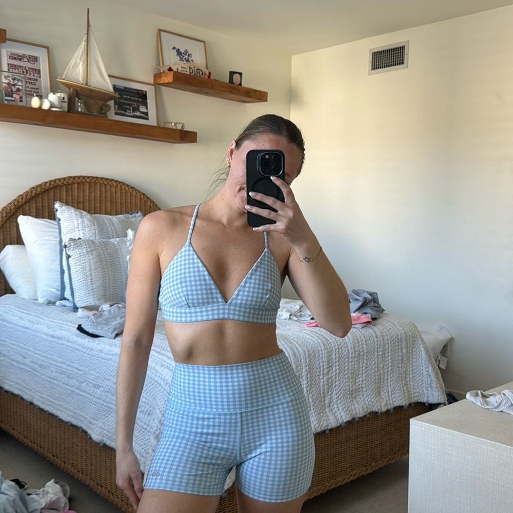 Alo Yoga Gingham Set
